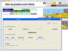 Consultation, ventilation et mise a jour du stock d'un magasin